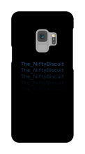 The_NiftyBiscuit Falling Text Samsung Phone Case