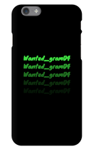 wanted_gram04 iPhone Phone Cases