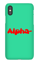 Alpha- iPhone Phone Case