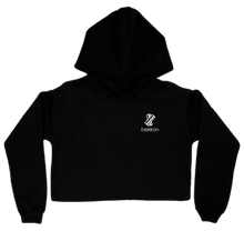Women’s Cropped Hoodie (White Logo)