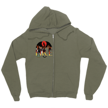 Commodore On Fire Zip Up Hoodie