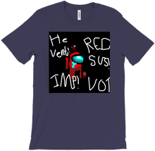 Red Blamed T-shirt