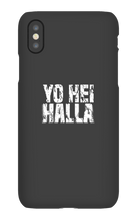 Yo Hei Halla iPhone Deksel Hvit Design