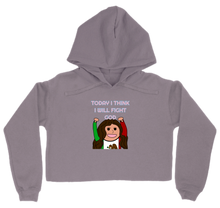 God Fighting hoodie-women-cropped
