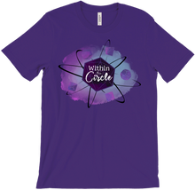 Purple Galaxy Within the Circle