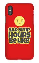 Sad Simp iPhone Phone Cases