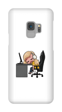 Desk Chibi Samsung Phone Cases