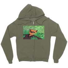 relaxing kakomashu Zip Up Hoodie