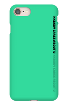 nxbxdy cares about you  iPhone Case