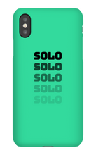 Fading Solo Text iPhone Phone Cases