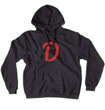 Cursive D Hoodies (No-Zip/Pullover)