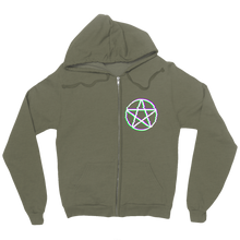 dj_gl1tch Zip Up Hoodie