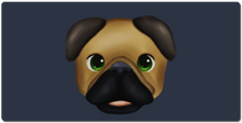 officialitzjustpug XXL Gaming Mousepad