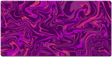 Magenta and Pink Distortion Icy Mousepad