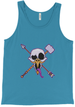 Hammer and Arrow Tanks with Purple Border