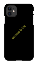 Gaming is life iphone phone case