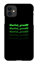 wanted_gram04 iPhone Phone Cases