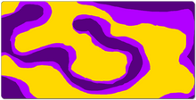 yellow and purple swirl XXL Mousepad
