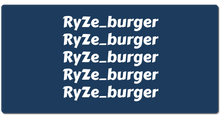 ryze_burger XXL Gaming Mousepad