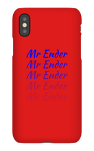 Mr Ender Faded iPhone Cases