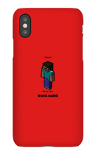Rock hard iPhone Phone Cases