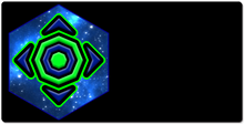 Futuristic Logo Gaming Mousepad