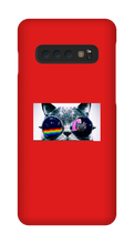 red case with derp cat glass