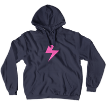 Zarl Hoodie Pink Logo (No-Zip)
