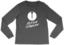 Flash Sphere White Logo Long Sleeved Tee