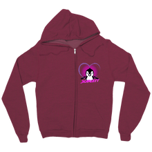 Aura Sweetheart Penguin Zip-Up Hoodie