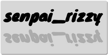 senpai_rizzy XXL Gaming Mousepad