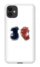 Red and Blue iPhone Phone Cases