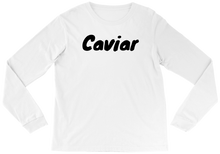 caviar long sleeve (black writing)