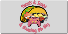 Tacos & Sushi & Gaming XXL Gaming Mousepad