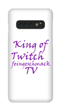 King of Twitch Samsung Schutzhülle (schwarz/weiß)
