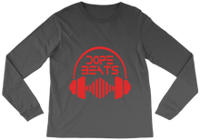 Dope Beats Long Sleeve Tee (Red Logo)