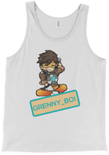 tracer with text Tank Top