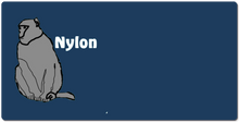 Nylon Monkey text XXL Gaming Mousepad