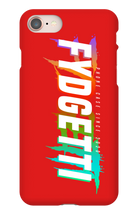 FYDGETTI White Text Design iPhone Case