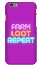 Farm Loot Repeat iPhone Cases