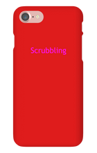 Simple Scrubbling iphone 8 case