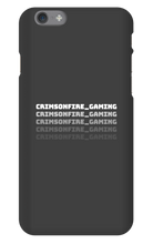 iPhone Case (White Text/Black Case)