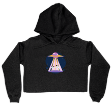 Space Adventure Female Crop Hoodie