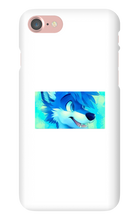 blue wolf iPhone Phone Cases