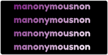 ManonymousNon XXL Gaming Mousepad