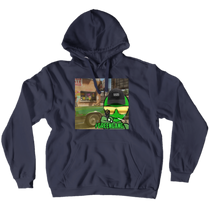 Green Alien Hoodies (No-Zip/Pullover)
