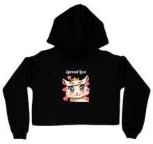 Spread Love hoodie-women-cropped
