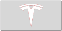 BrianPlayz_YT Tesla logo XXL Gaming Mousepad