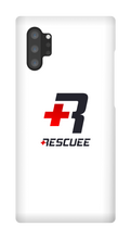 RESCUEE Samsung Phone Case Black and Red Logo