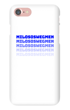 MILOSOSWEGMEN Iphone case (Blue)